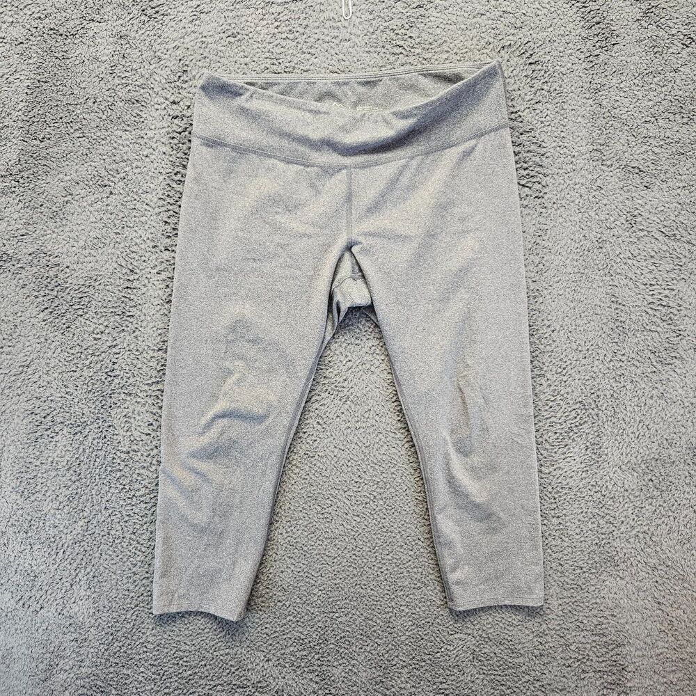 REI Co-op Leggings Women Size Large Gray Crop Capri Activewear Legging